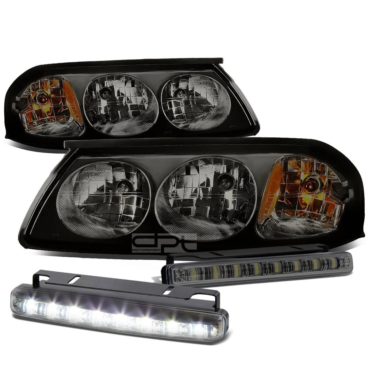 Smoked Housing Tinted Headlight+ambe<wbr/>r | Built Supply Co