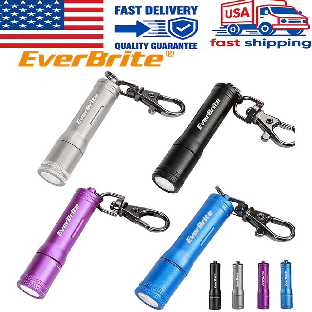 EverBrite Mini LED Flashlight Keychain by EverBrite