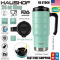 HAUSHOF 24oz Travel Mug Stainless Steel Double Wall Vacuum Insulated
