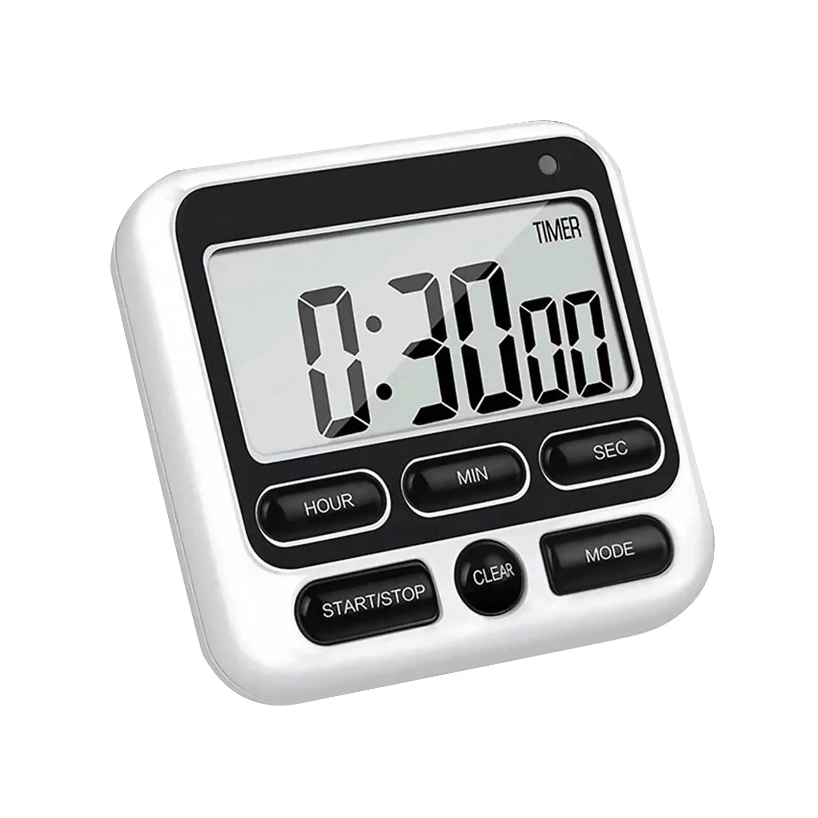 3 In 1 Digital Kitchen Timer Clock Alarm Countdown Loud Magnetic Back