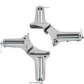 PONY 2-Piece 90 Degree Corner Clamp Set 3" Maximum Opening by PONY