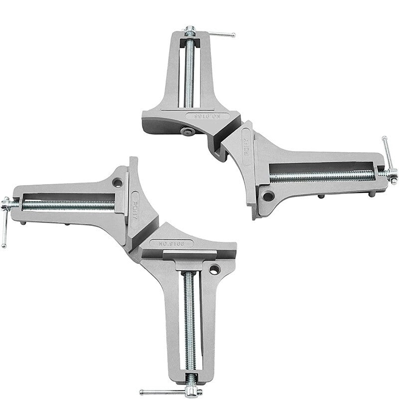 PONY 2-Piece 90 Degree Corner Clamp Set 3" Maximum Opening by PONY