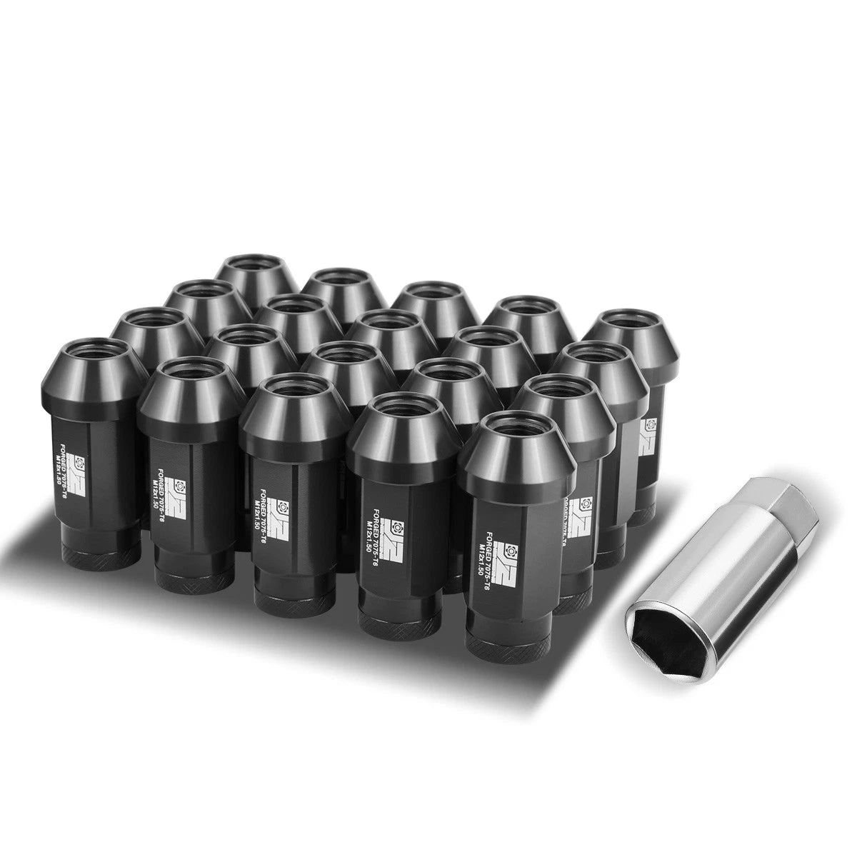 J2 Engineering Black M12 X1.5 24mm Od/ 50mm Height | Built Supply Co