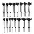 Forstner Drill Bit Set 15-35MM 16 Pcs, Carbide Forstner Bits High