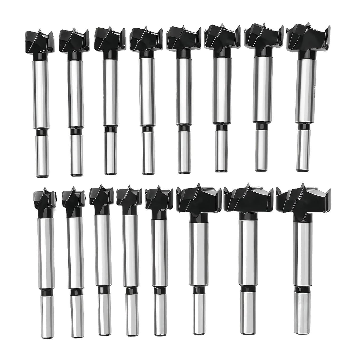 Forstner Drill Bit Set 15-35MM 16 Pcs, Carbide Forstner Bits High