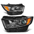 Fit 15-18 Ford Edge Oe Style Black Housing Amber | Built Supply Co