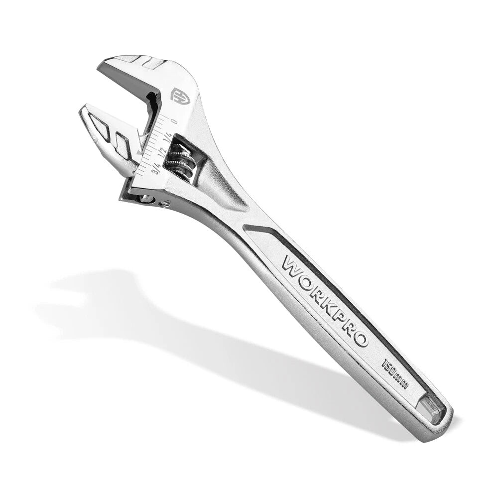6-inch Adjustable Wrench Heavy Duty Chrome Plated Spanner With