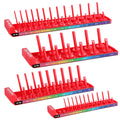 Workpro Socket Organizer Set, 4-piece Socket Holder, 1/4", 3/8", 1/2"