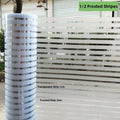 Pvc Frosted Stripe Window Film 40x200 Cm Static Cling For Light