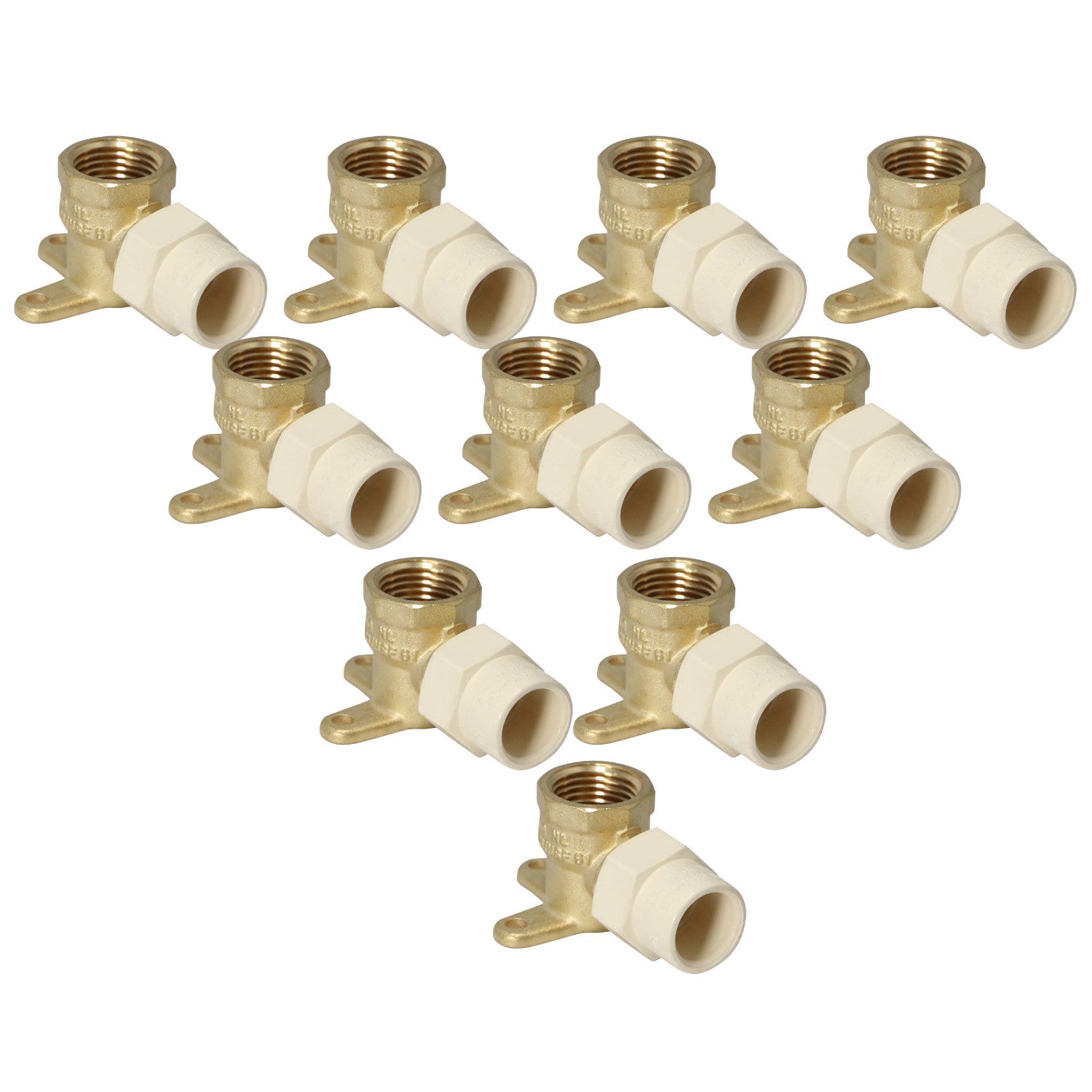 XFITTING 1/2" Female NPT CPVC Drop Ear Elbow