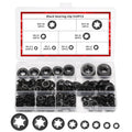 510 Pcs Internal Tooth Star Lock Washers Assortment Kit, Push on Star