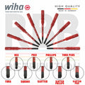 Wiha Slimbit Screwdriver SlimVario PZ SL PH Torx HEX 75mm 1000v VDE ElectricianO