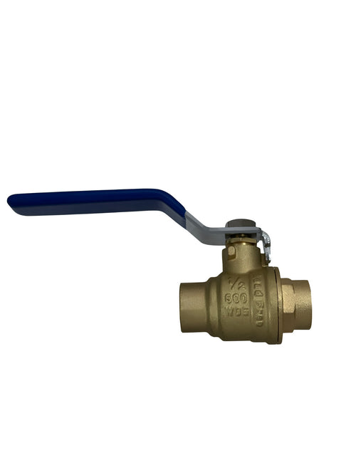 1 Pack XFITTING 1/2" Sweat Brass Full Port Shut Off Val