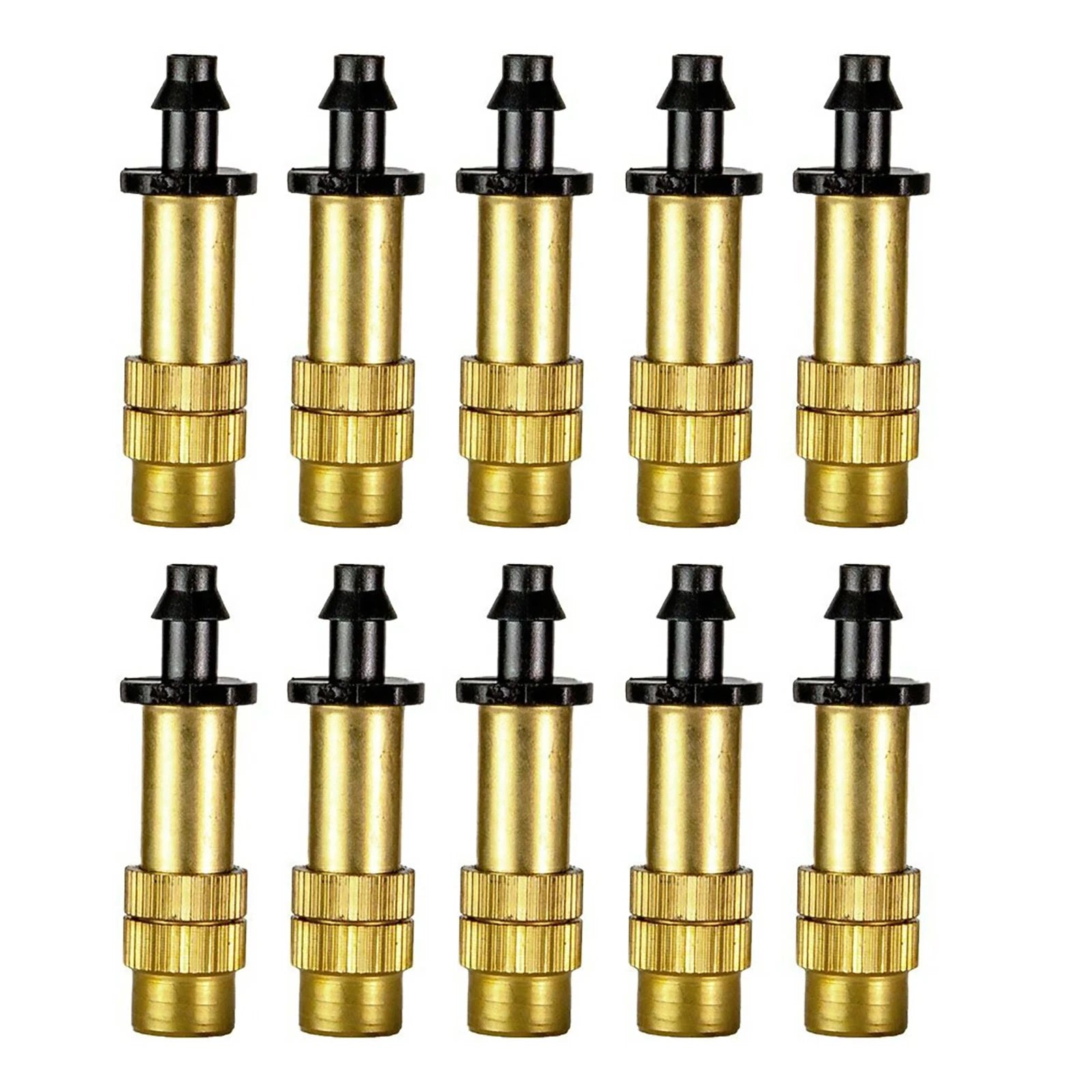 Adjustable Copper Spray Nozzle Garden Patio Water Mister Air Misting