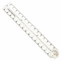 Midori Multi Ruler 30cm Folding Ruler Clear