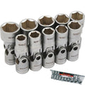 Neilsen Metric Universal Joint Socket Set - 10pc by Neilsen