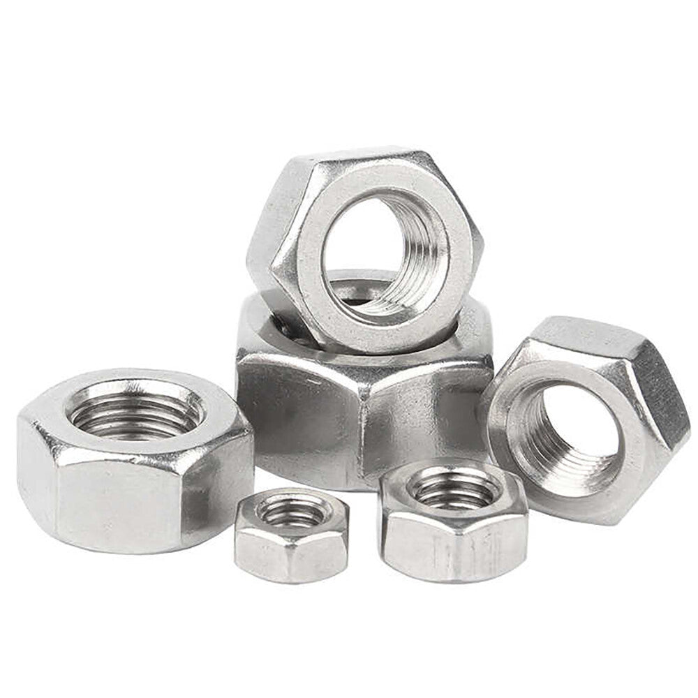 Hex Full Nuts A2 304 Stainless Steel