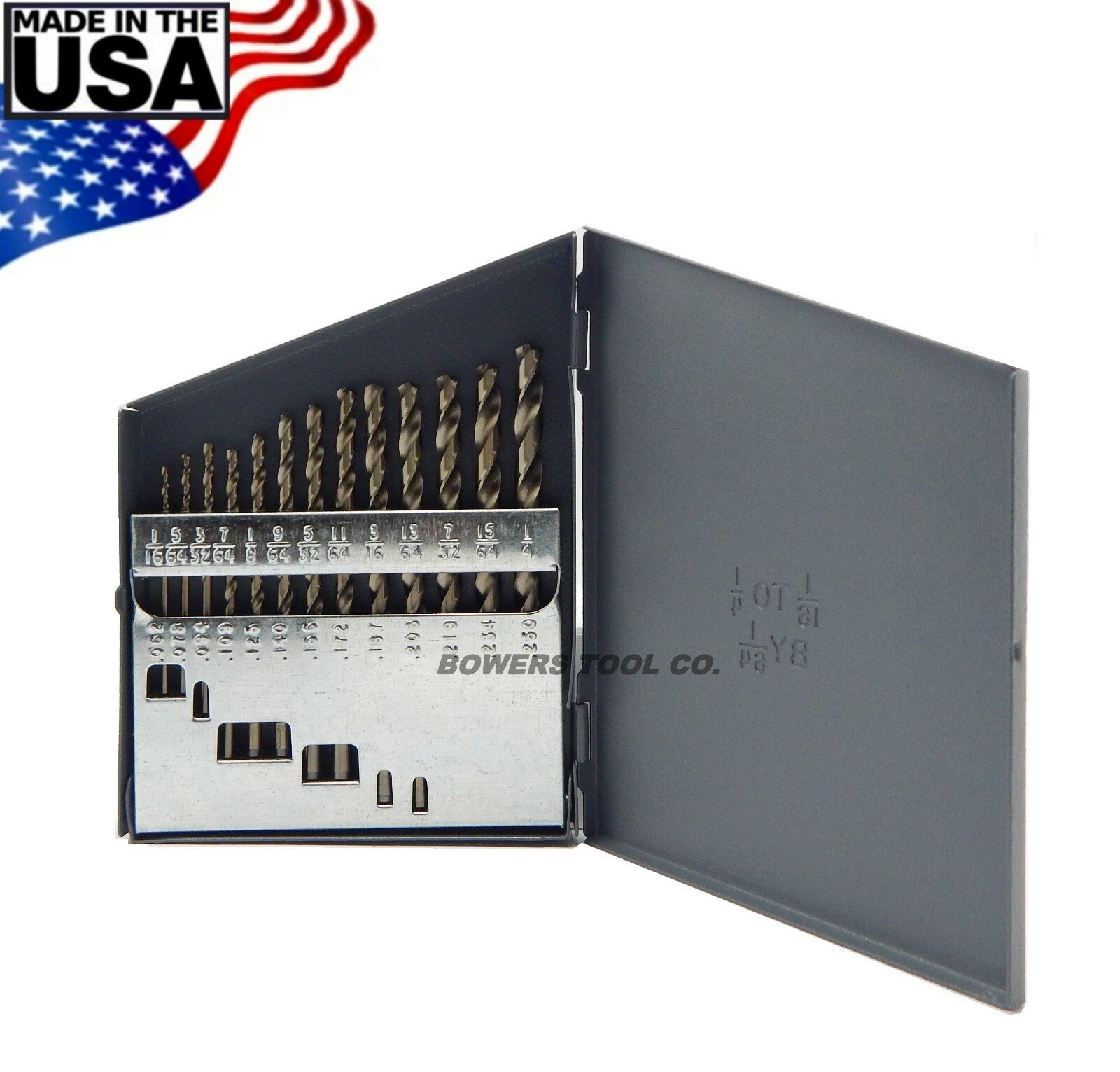 Cle Line 13pc COBALT M42 Drill Bit Set 1/16-1/4"