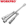WORKPRO 14-Inch Universal Folding Lug Wrench 4-Way Cross Wrench Brace