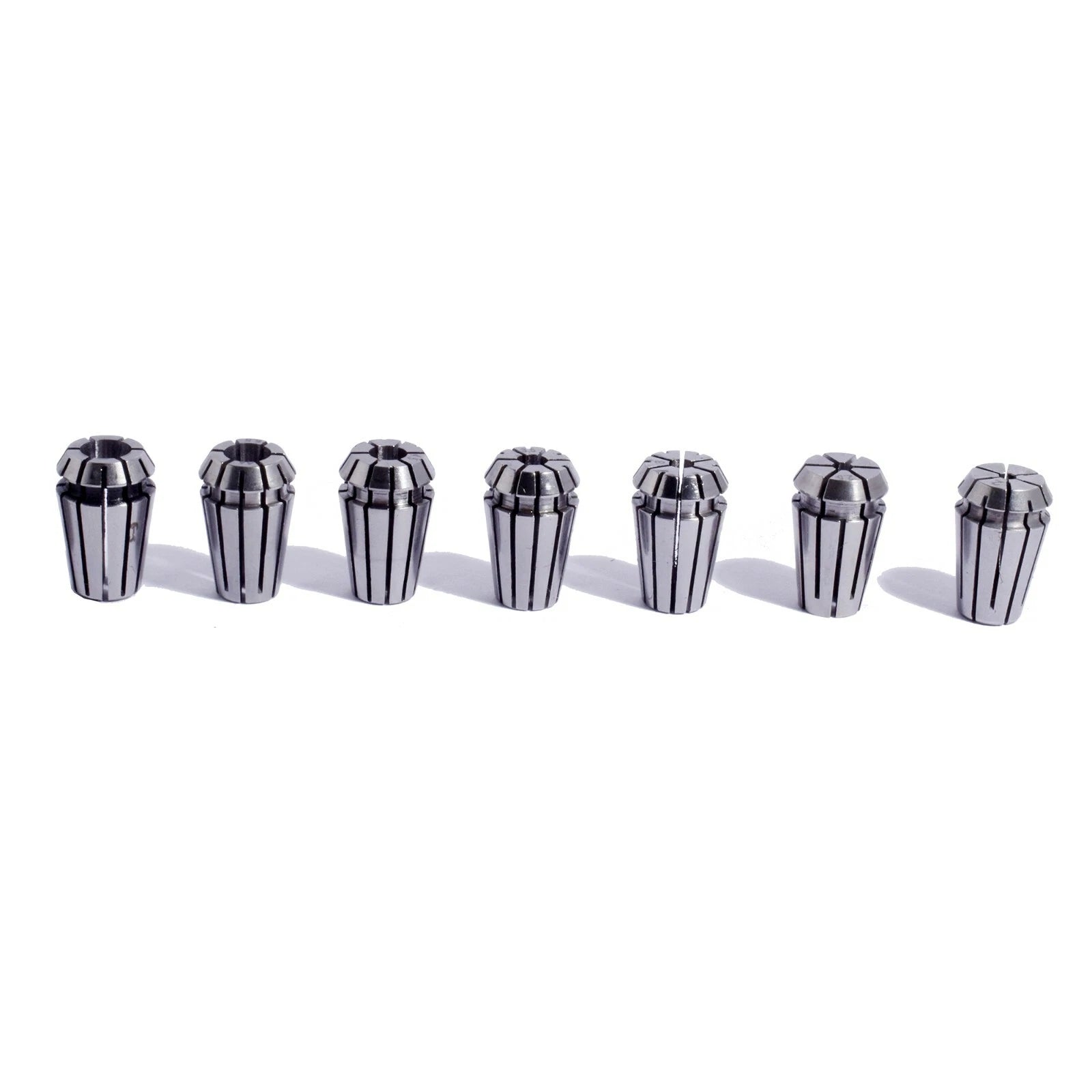 PRECISION 7PC ER11 COLLET SET TIR 0.0004" / 10μm 2mm(1/16") to 6.5mm (1/4") USA