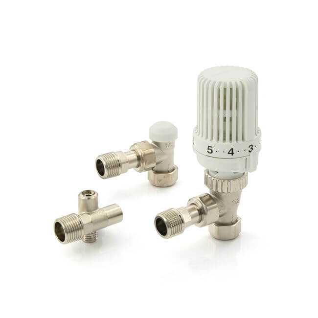 Honeywell 15mm Angled TRV & Lockshield Pack