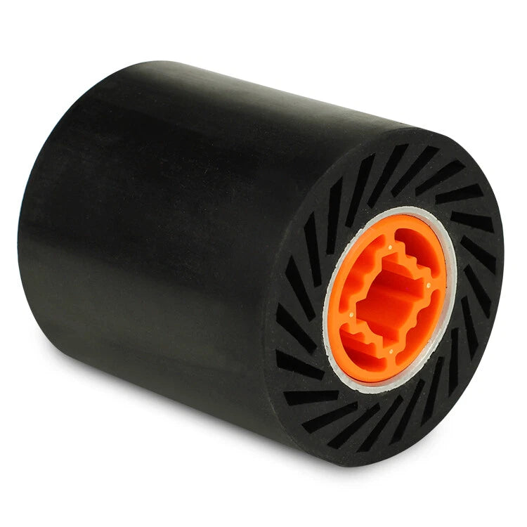 3.5" x 4" BHA Rubber Expanding Drum 3/4" Quad Keyway, use with Sanding Bands