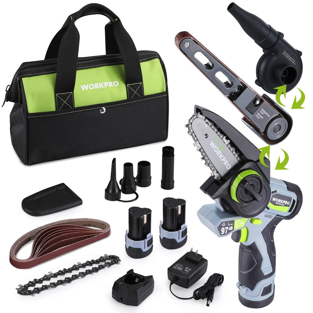 WORKPRO 3-in-1 Electric Mini Chain Saw by WORKPRO