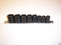 9pc 3/8" DRIVE SHALLOW AIR IMPACT SOCKET SET SAE
