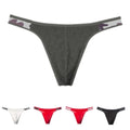 Breathable G-string Low Waist Underpants Casual Daily Wear Classic