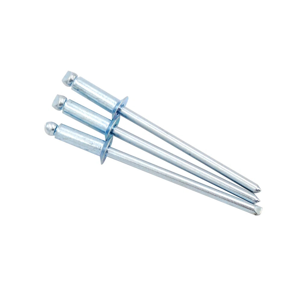 Steel Open End Countersunk Pop Rivets Blind Rivets 1/4" M6.4 Diameter
