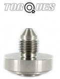AN -3 (AN3) Male Large Round Base Mild Steel Weld On Fitting / Bung