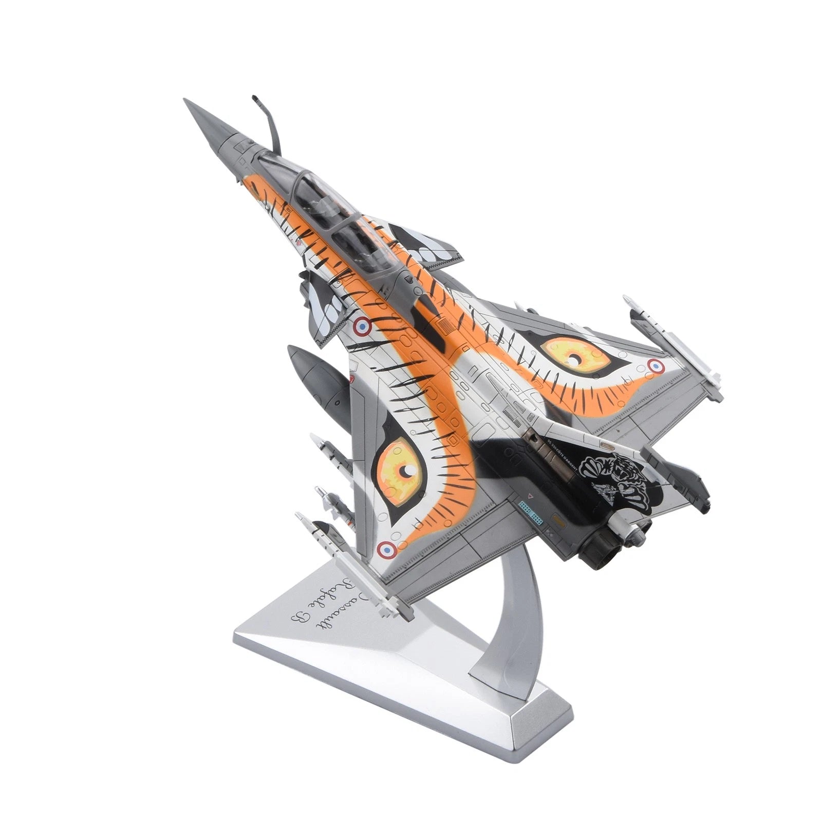 High Simulation 21cm Diecast Alloy 1/72 Scale Rafale B Tiger Fighter