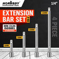 1/4" Long Extension Extender Bar Set 2" 3" 4" 6" | Built Supply Co