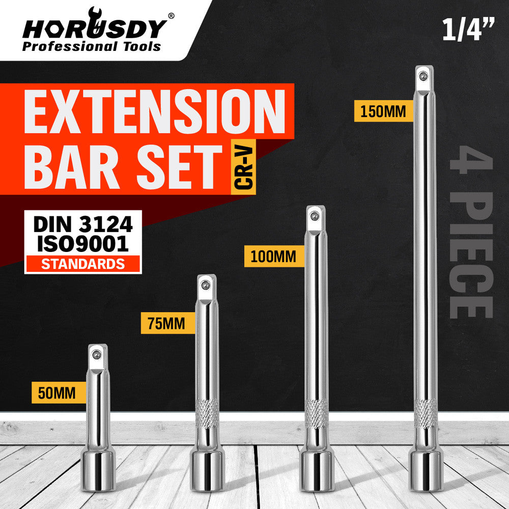 1/4" Long Extension Extender Bar Set 2" 3" 4" 6" | Built Supply Co