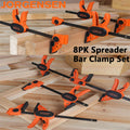Jorgensen 6" One-Hand Bar Clamp Spreader Set Light Duty E-Z Quick