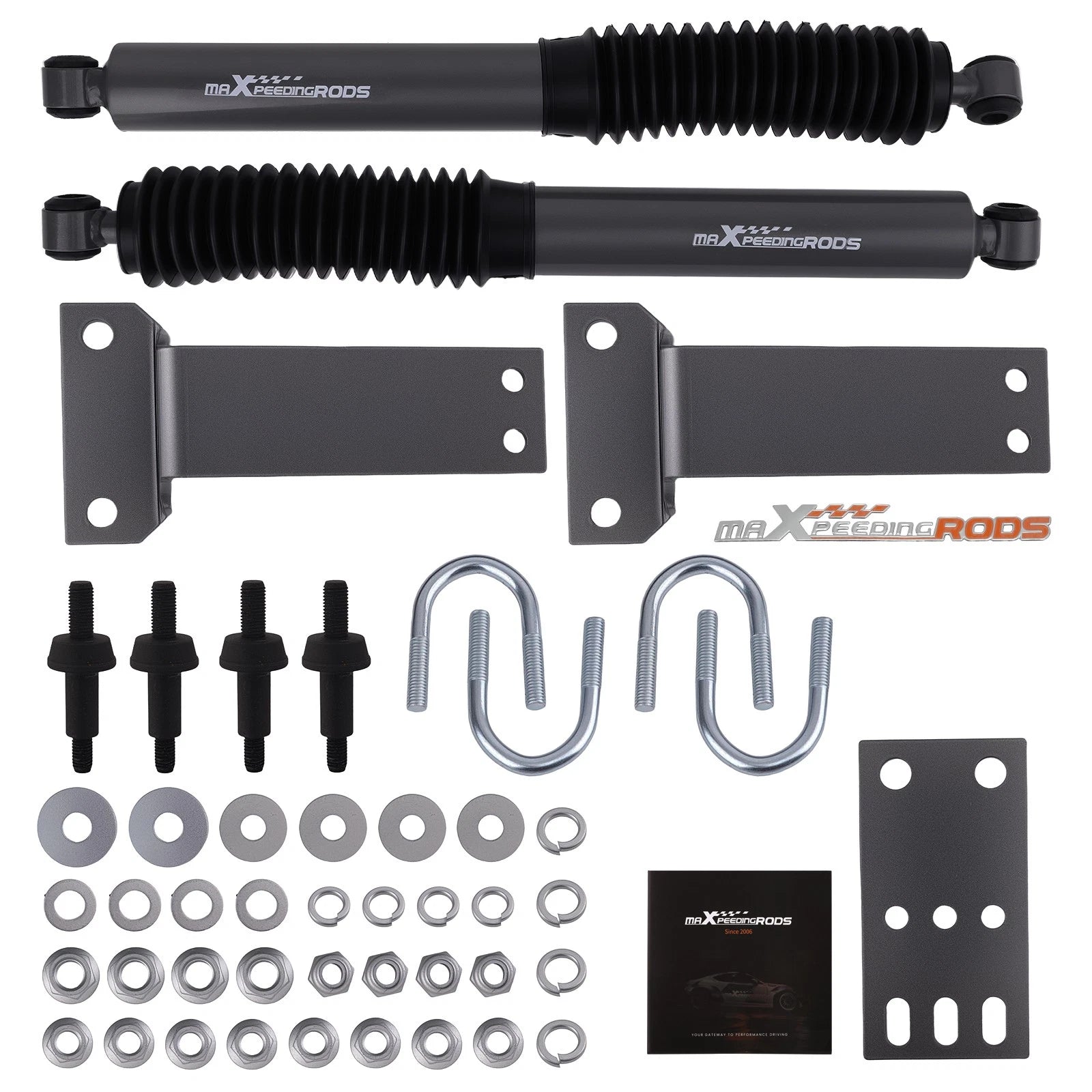 Dual Steering Stabilizers for Ford F250/F350 Excursion 99-04 Fit 2"-8" Lift Kit