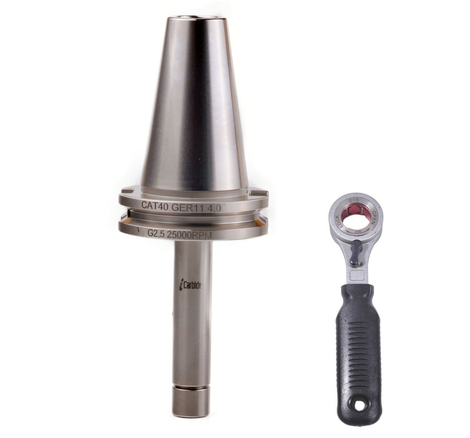 1set Precision 5/8-11 CAT40 Er11 4.0" Collet Chuck Tool Holder CNC
