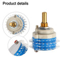 2 Pole 24 Position Rotary Switch Potentiometer For Audio Signal