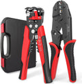Wire Stripper and Crimping Tool Kit, 3 in 1 Self-Adjusting Wire