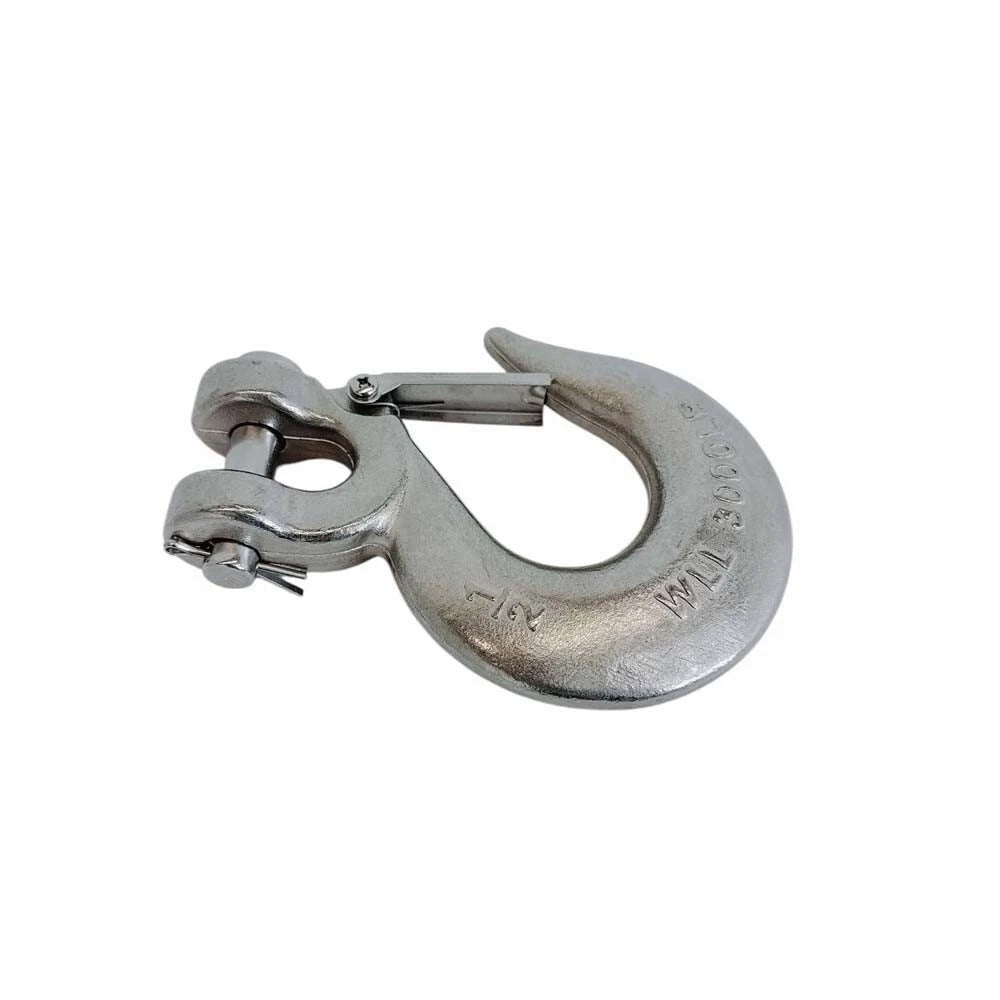 Mil-spec 1/2" Clevis Slip Hook 3,000 Lbs Wll T316 Stainless Steel,