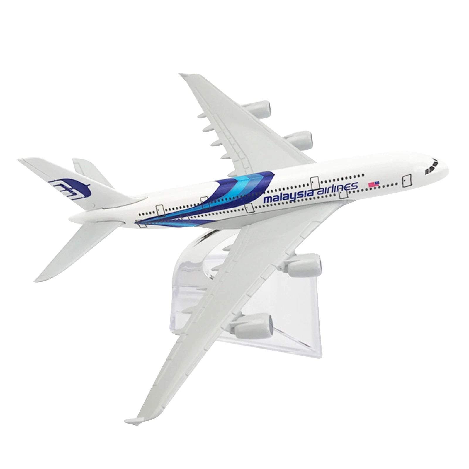 16cm 1:400 Malaysia Airlines A380 Airplane Model Airliner Simulation