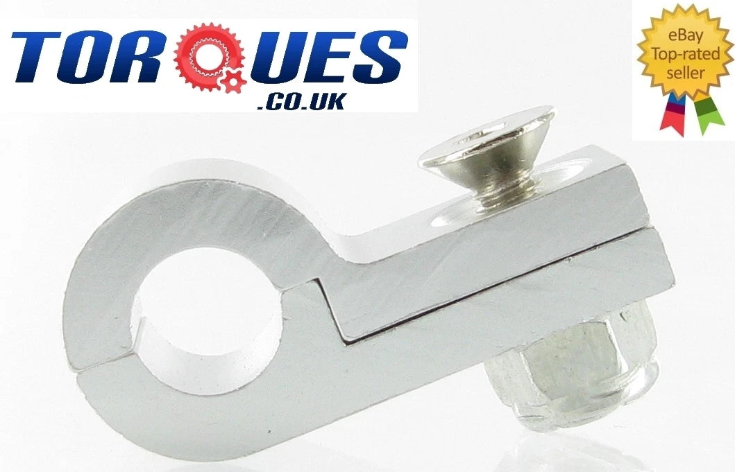 AN -4 (AN4) Silver 8mm O.D PTFE Brake Hose Clamp