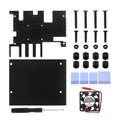 Aluminum Alloy Housing Case With Cooling Fan & Heatsinks For Orange