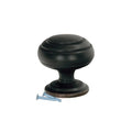 Classic Round Ring Brushed Oil-rubbed Bronze Cabinet Knob 1-1/4"