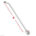 1/4" Npt Air Inlet Air Blow Gun With 2 Ft. Extension , Rubber Tipped