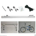 Lot 2 Bicycle Ladder Ceiling Lift Rack Hoist Pulley Overhead Garage Storage Hang