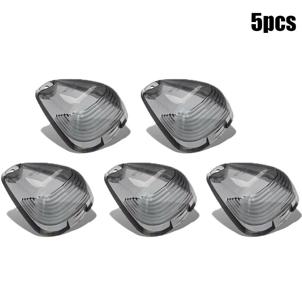 5 Smoke Cab Roof Running Marker Light Cover Lens Abs Plastic