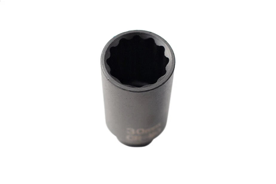 Cr-mo 1/2" Dr 12pt Bi-hex Double Hex Deep Impact Socket For Shaft Hub