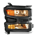 Fit 19-22 Chevy Silverado 1500 Ltd Black Amber | Built Supply Co