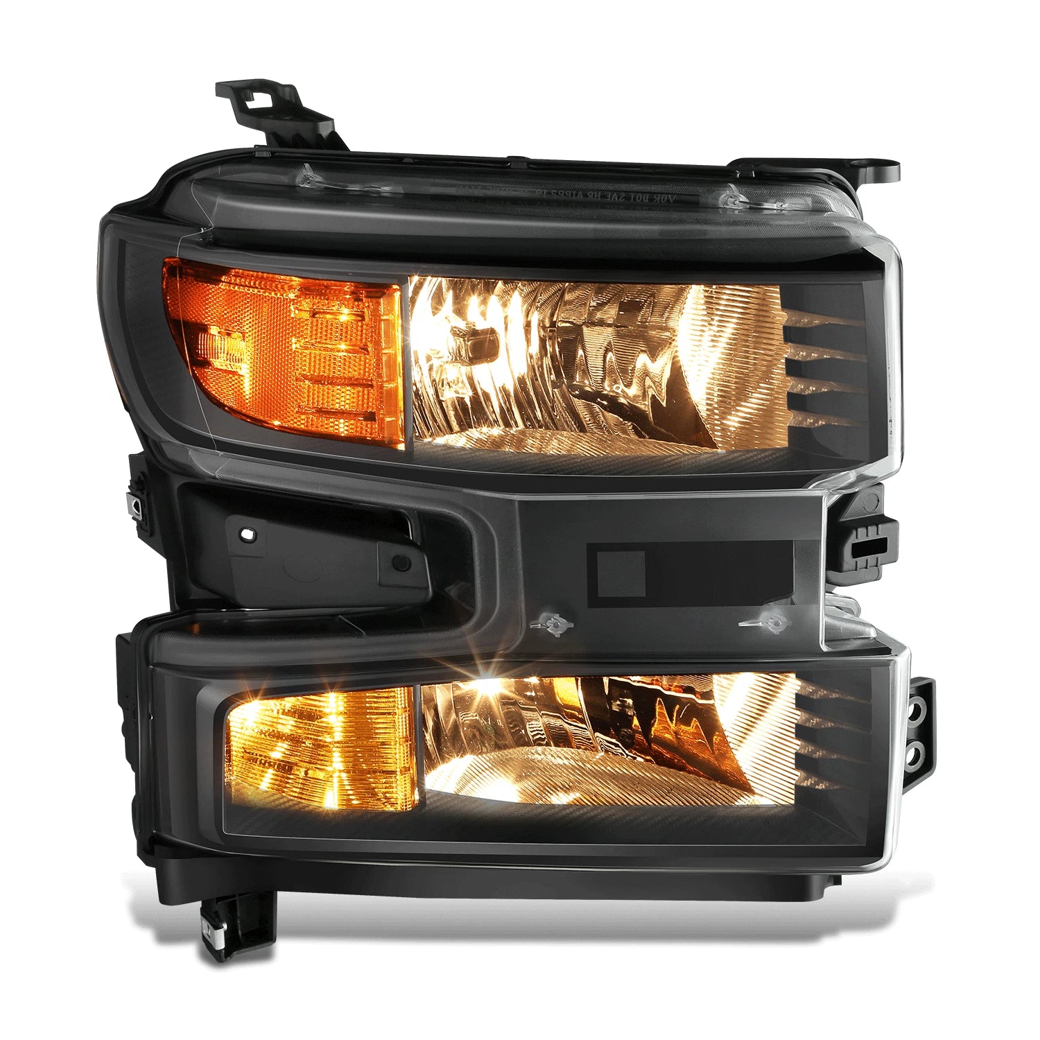 Fit 19-22 Chevy Silverado 1500 Ltd Black Amber | Built Supply Co